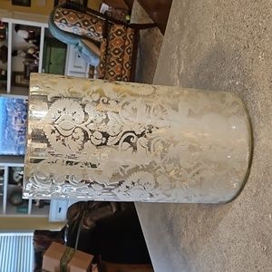 Pottery Barn Mercury Glass Hurricane XXL